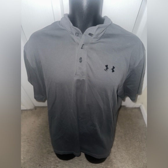 Under Armour Other - Men’s used under armour polo shirt size XL grey